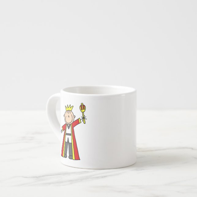 Kung av Pinfigurer Espressomugg (Framsida vänster)
