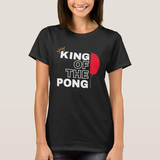 KUNG AV PING Pingis Mästare för Herrar T Shirt (Framsida)