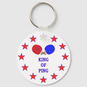Kung av Ping Pong Nyckelring