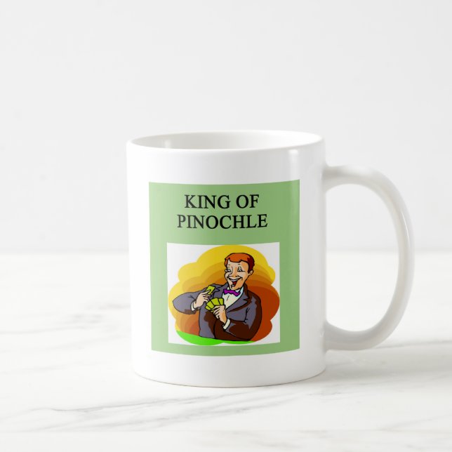 kung av pinochlen kaffemugg (Höger)