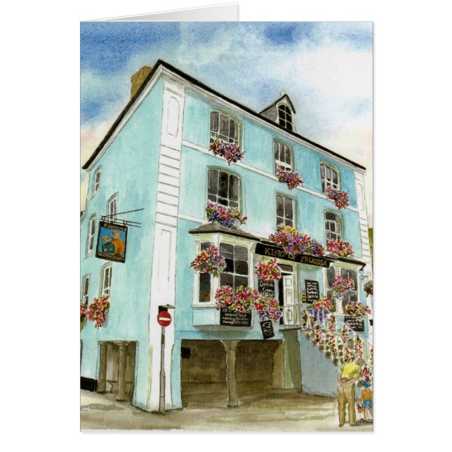 "Kung av Prussia" kort (Framsidan)