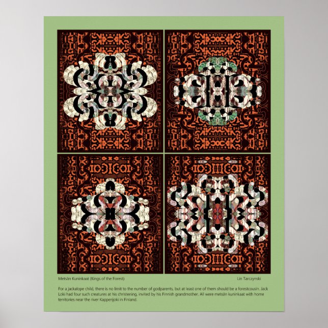 Kung av skogen (Metsän Kuninkaat) Poster (Framsidan)