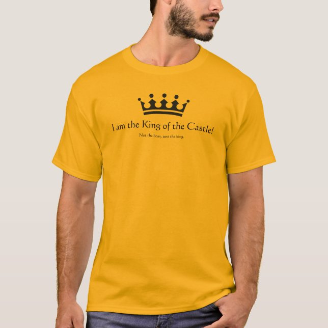 Kung av slottet! tee shirt (Framsida)
