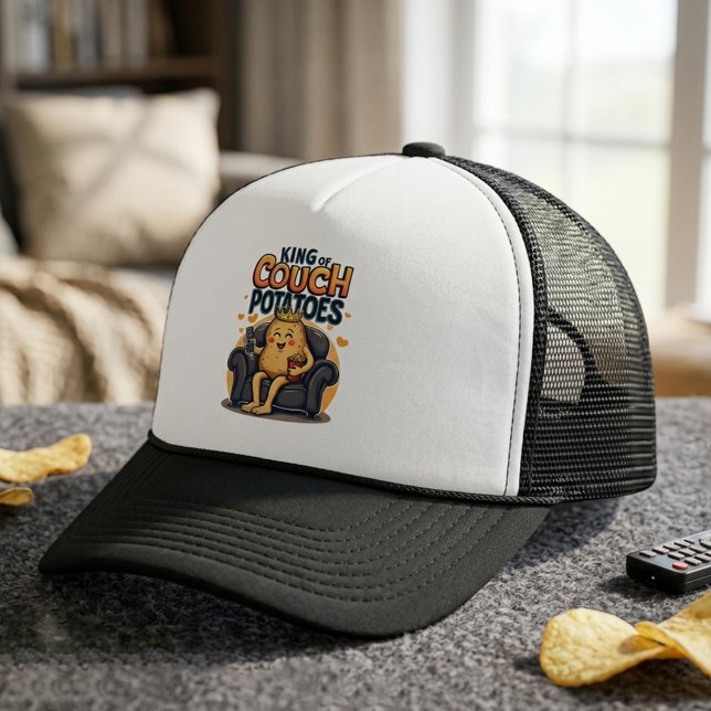 Kung av soffpotatisar - Rolig lat potatis Keps (Skapare uppladdad)