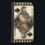 Kung av Spades spelkort med Vision Studio Galaxy S4 Plånboksfodral<br><div class="desc">Trumma dina vänner med den här underbarare målningen av Spades Kung av Vision Studio. Som en klippning av ett ganska royal figur,  håller han ett litet skeptiker och har öppnat munnen för att utfärda ett dekret om royal. Ställe den här spelkortsmålningen på din vägg idag!</div>