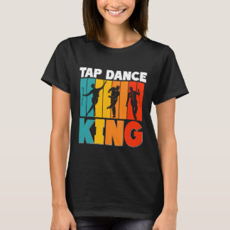 Kung av steppdans, steppdansare t shirt