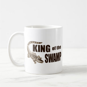 Kung av träsk - alligatorjägare kaffemugg