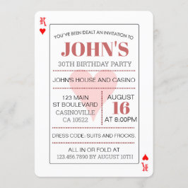 Kung av uppspelningskort för kasino-affischer inbjudningar