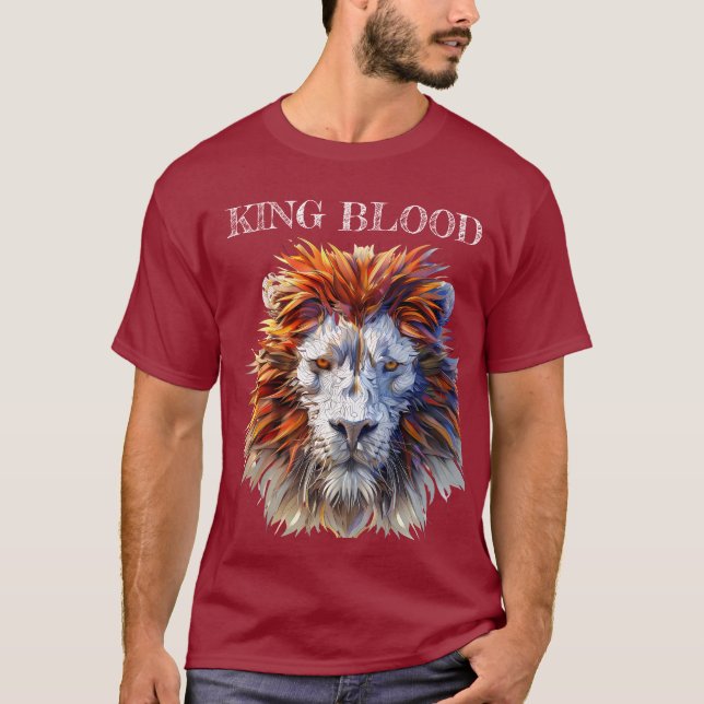 Kung Blood - Royalet Lejon Tee (Framsida)