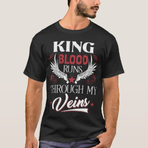 KUNG Blood Springa genom min familj Veins Namn T Shirt