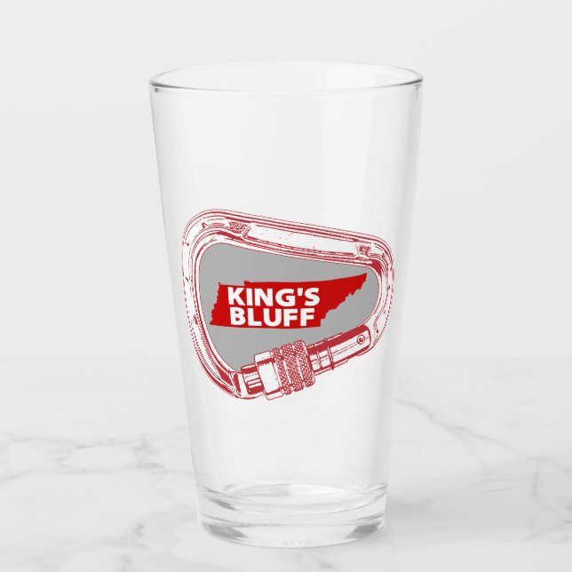 Kung Bluff Tennessee Sten klättning Carabiner Glaskopp (Framsida)