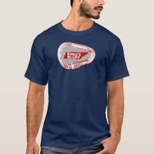Kung Bluff Tennessee Sten klättning Carabiner T Shirt