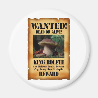 Kung Bolete - Wanted Dead eller Alive Magnet