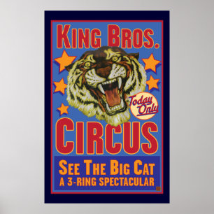 Kung Bros. Circus Poster