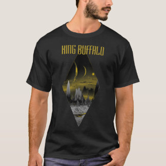 Kung Buffalo, svart gult, sol, klassiska bergsområ T Shirt
