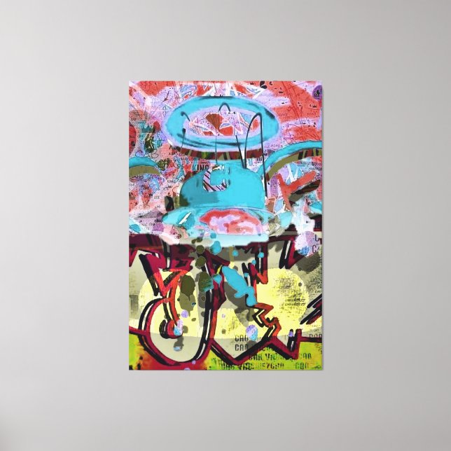 Kung CAB Angel Canvastryck (Framsida)