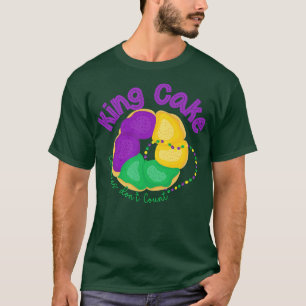 Kung Cake Calories räknas inte Mardi Gras Meme Fun T Shirt