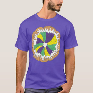 Kung Cake New Orleans NOLA Mardi Gras Carnival T Shirt