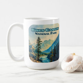 Kung Canyon National Park California Vintage Kaffemugg