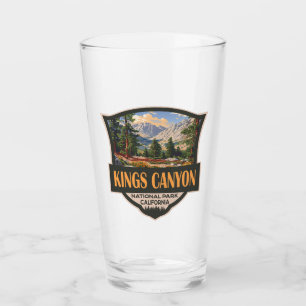 Kung Canyon National Park Illustration Retro Art Glaskopp