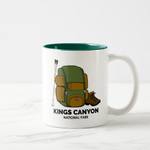 Kung Canyon National Park-ryggsäck Två-Tonad Mugg