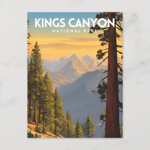 Kung Canyon National Park Travel Vykort