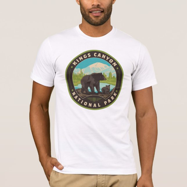 Kung Canyon National Parker T Shirt (Framsida)