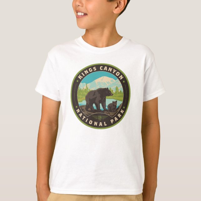 Kung Canyon National Parker T Shirt (Framsida)