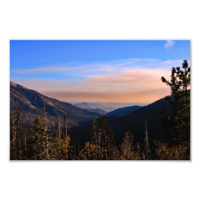 Kung Canyon nationalpark Fototryck (Framsidan)