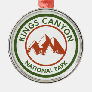 Kung Canyon nationalpark Julgransprydnad Metall