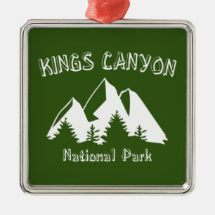 Kung Canyon nationalpark Julgransprydnad Metall