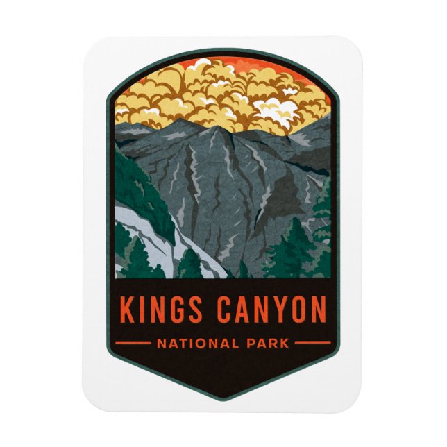 Kung Canyon nationalpark Magnet (Vertikal)