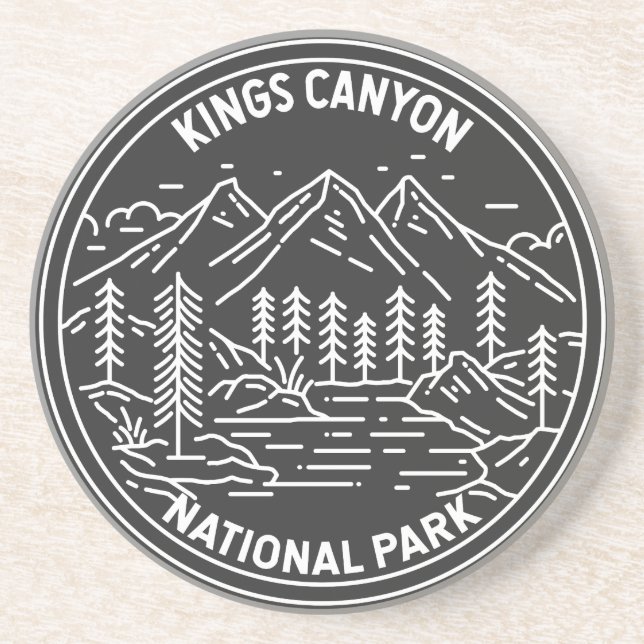 Kung Canyon nationalpark Monoline Underlägg (Framsidan)
