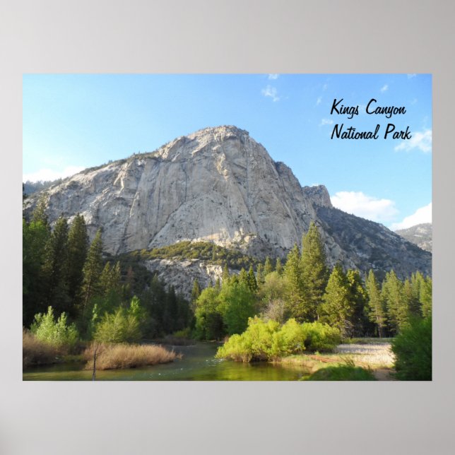 Kung Canyon nationalpark Poster (Framsidan)