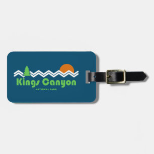 Kung Canyon nationalpark Retro Bagagebricka