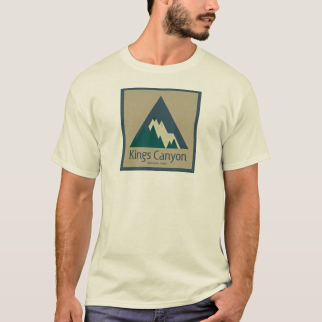 Kung Canyon nationalpark Rustic T Shirt (Framsida)