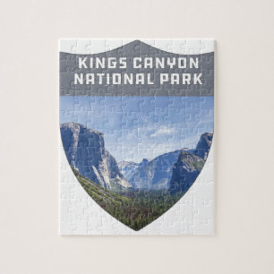 Kung Canyon nationalpark som studerar Kalifornien Pussel