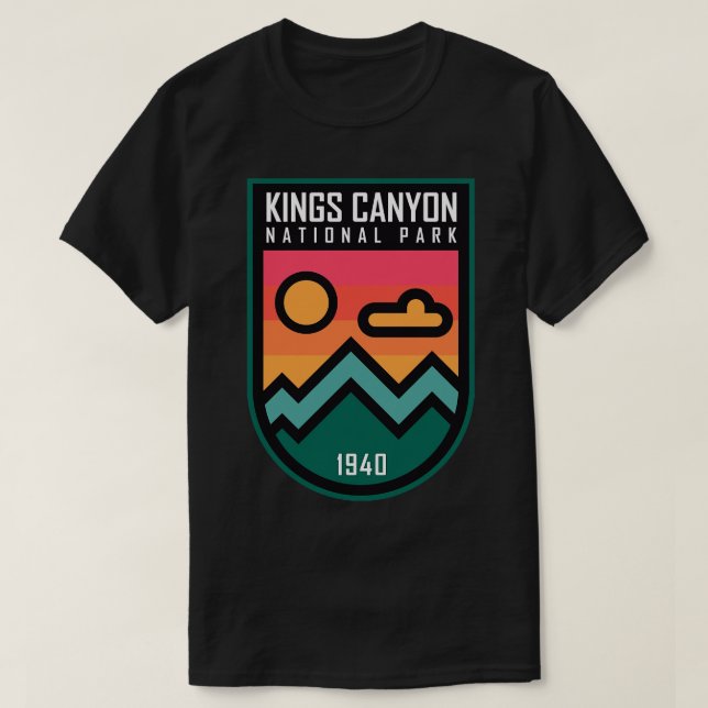 Kung Canyon nationalpark T Shirt (Design framsida)