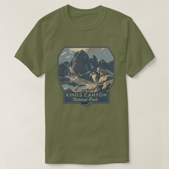 Kung Canyon nationalpark T Shirt (Design framsida)