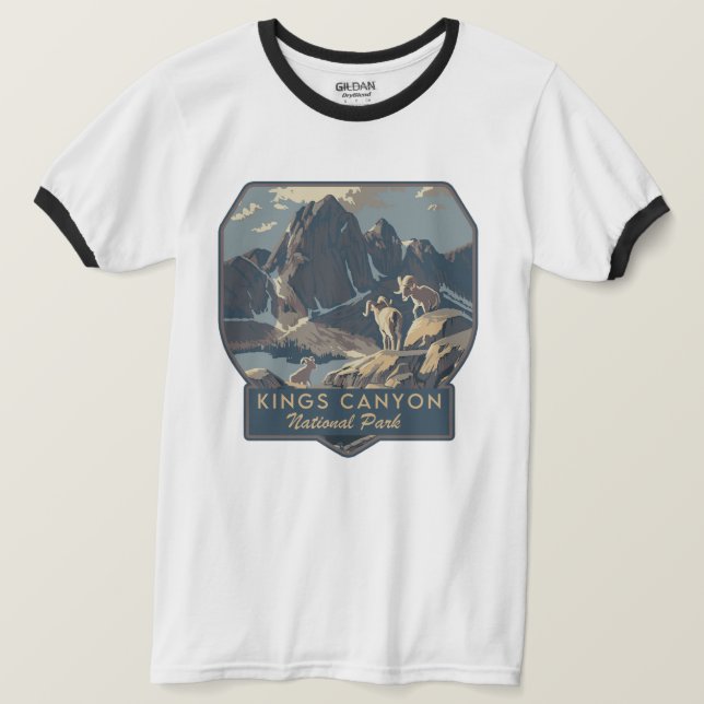 Kung Canyon nationalpark T Shirt (Design framsida)