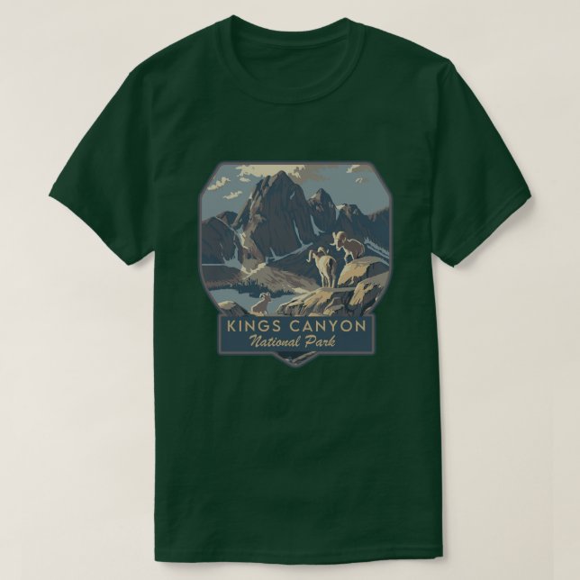Kung Canyon nationalpark T Shirt (Design framsida)