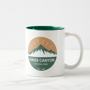 Kung Canyon nationalpark Två-Tonad Mugg