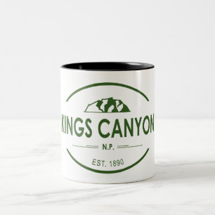 Kung Canyon nationalpark Två-Tonad Mugg