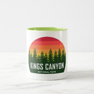 Kung Canyon nationalpark Två-Tonad Mugg