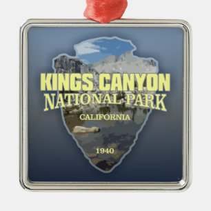 Kung Canyon NP (pilhuvud) Julgransprydnad Metall
