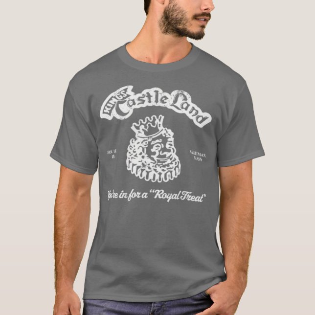 Kung Castleland Retro Park T Shirt (Framsida)