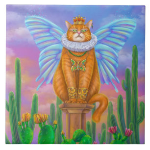 Kung cat kakelplatta