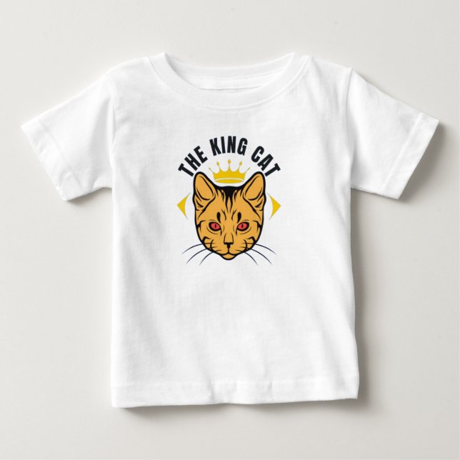 Kung Cat: Kattdjur Elegance- T Shirt (Framsida)