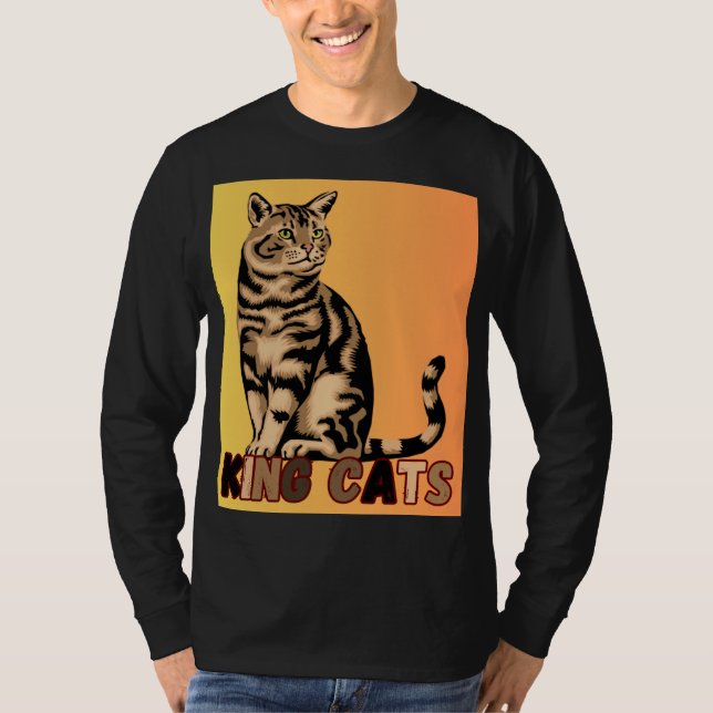 ’Kung Cats’ T Shirt (Framsida)