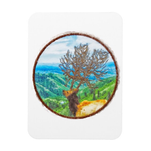 Kung Cervus Magnet (Vertikal)